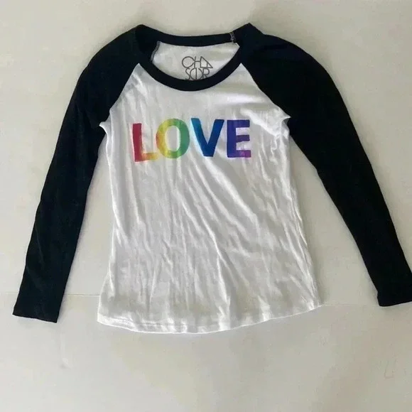 Chaser Love Raglan Baseball Long Sleeve T-Shirt - Picture 2 of 9